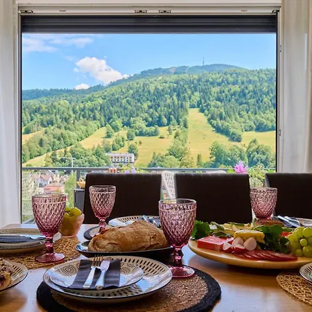 Elegance Szczyrk Apartament Z Widokiem Na Skrzyczne I Kominkiem Exterior photo